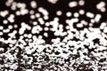 Black and Silver Sparkle Glitter background. Holiday, Christmas, Valentines, Beauty and Nails abstract texture Royalty Free Stock Photo