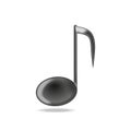 Black Single music note