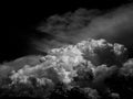 Black sky with amazing clouds background. Shape independent of the Skies, Elements of nature, Beautiful sky with white clouds