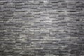 Black slate wall texture and background. Interior or exterior de Royalty Free Stock Photo