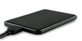 Black slim external harddisk