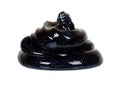 Black slime toy for kids, glitters and goo