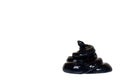 Black slime toy for kids, glitters and goo