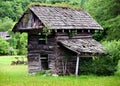 Black Smith Shop at Homeplace Mountain Farm and Museum Royalty Free Stock Photo