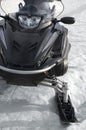 Black Snowmobile - Ski-Doo Royalty Free Stock Photo