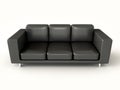 Black sofa Royalty Free Stock Photo