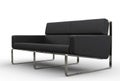 Black Sofa Side View