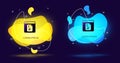 Black Software, web developer programming code icon isolated on black background. Javascript computer script random Royalty Free Stock Photo