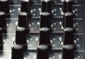 Black sound mixer controller Royalty Free Stock Photo