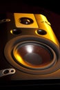 Black speakers Royalty Free Stock Photo