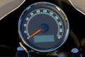 Black speedometer of a car Royalty Free Stock Photo