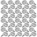 BLACK SPIRALS DESIGN PATTERN TEXTURE