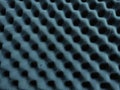 Black sponge texture background, suitable for recording audio Royalty Free Stock Photo