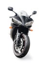 Black sport bike