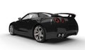 Black Sports Car - Rear View Royalty Free Stock Photo