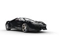 Black sportscar - studio lighting