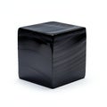 Black square box isolated on a white background Royalty Free Stock Photo