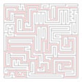 black square maze labyrinth