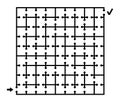 Black square maze
