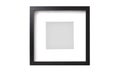 Black square picture frame