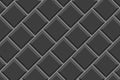 Black square tile diagonal texture. Kitchen backsplash seamless pattern. Bathroom or toilet ceramic wall or floor