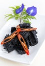 Black squid Thai Food