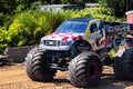 Black Stallion Monster Truck in Connecticut Royalty Free Stock Photo