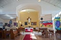 Black statue of Jesus in a church of the township of Khayelitsha Royalty Free Stock Photo