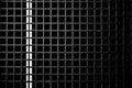 Black steel grating at car radiator. Royalty Free Stock Photo