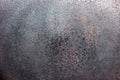 Black steel sheet texture, dark background of worn metal Royalty Free Stock Photo