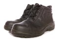 Black steel toecap boots