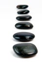 Black stepping stones Royalty Free Stock Photo