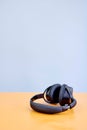 Black Stero Headphones Royalty Free Stock Photo