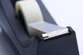 Black sticky tape dispenser Royalty Free Stock Photo