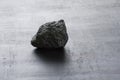 Black stone of lava and magma from the volcano Etna on the island of Sicily, Italy. Stone after the eruption of volcano. Natural Royalty Free Stock Photo