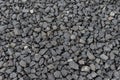 Black Stones ground path way sidewalk pavement cover gravel