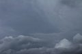 Black storm clouds. Sky covered with rain clouds Royalty Free Stock Photo
