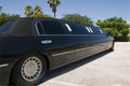 Black Stretch Limo Royalty Free Stock Photo