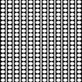 Black Stripe On Circles Repeated Design Fabric Textile Tile Useable Design Royalty Free Stock Photo