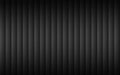 Black striped steel metal texture. Dark abstract background with vertical stripes and grey gradients. Vector illustration Royalty Free Stock Photo