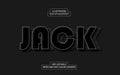 Black Stripped Text Style Effect Mockup