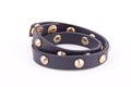 Black studded bracelet