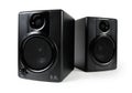 Black Studio Speakers Royalty Free Stock Photo