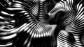 Black stylish metallic black background with lines and waves. 3d illustration, 3d rendering Royalty Free Stock Photo