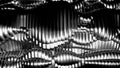 Black stylish metallic black background with lines and waves. 3d illustration, 3d rendering Royalty Free Stock Photo
