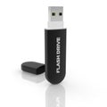 Black stylish USB flash drive