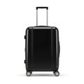 Black Suitcase on White Background Royalty Free Stock Photo
