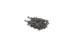 Black sunflower seeds lie on a table on a white Royalty Free Stock Photo