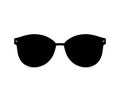 Black Sunglasses Icon Image. Glasses Vector Illustration
