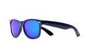 Black sunglasses with Multicolor Mirror Lens Royalty Free Stock Photo